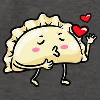 Pierogi Kawaii Kisses Emoticon Polish Food Dyngus Day Vector Backpack