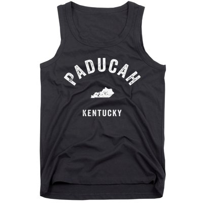 Paducah Kentucky Ky Vintage 70s Athletic Sports Tank Top