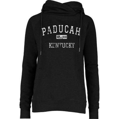 Paducah Kentucky Ky Vintage Womens Funnel Neck Pullover Hood