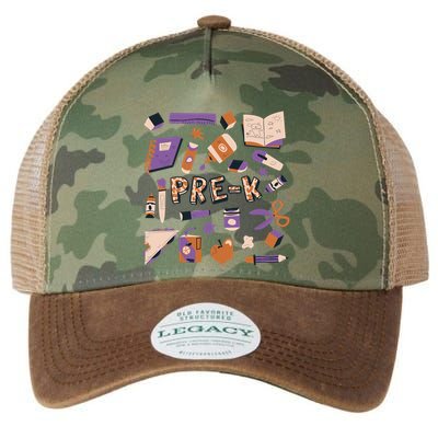 Pre K Kindergarten Back To School Legacy Tie Dye Trucker Hat