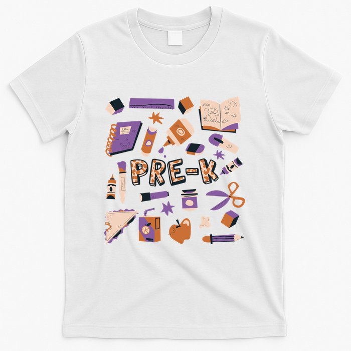Pre K Kindergarten Back To School T-Shirt