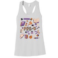 Pre K Kindergarten Back To School Women's Racerback Tank