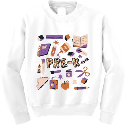 Pre K Kindergarten Back To School Kids Sweatshirt