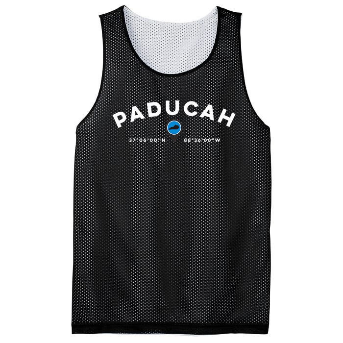 Paducah Kentucky Ky Graphic Map Mesh Reversible Basketball Jersey Tank