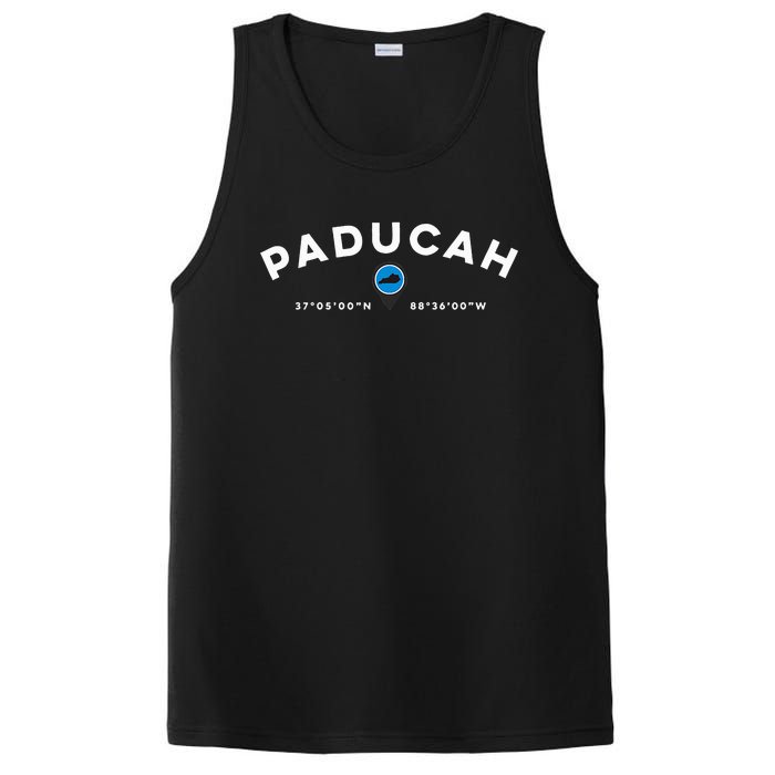 Paducah Kentucky Ky Graphic Map PosiCharge Competitor Tank