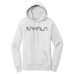 Positive Kamala Lettering For Kamala Harris 2024 Women's Pullover Hoodie