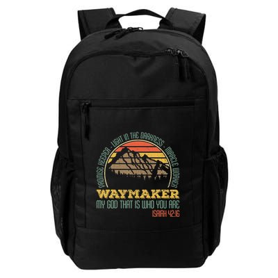 Promise Keeper Light In The Darkness Miracle Worker Daily Commute Backpack