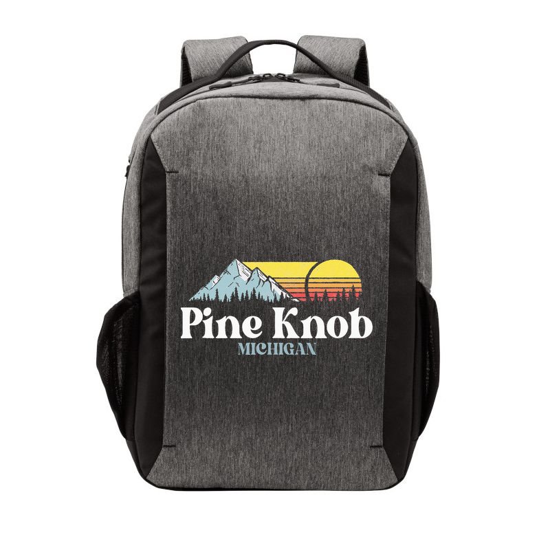 Pine Knob Michigan Ski Snowboarding Vacations Hiking Trails Vector Backpack