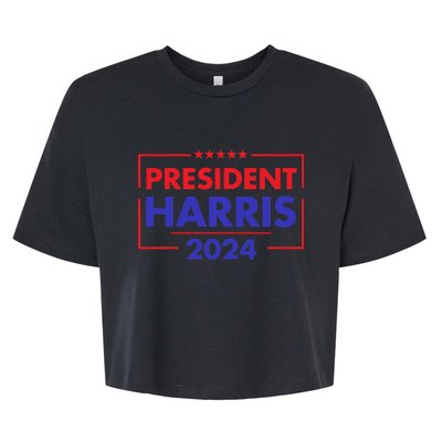 President Kamala Madam Harris Bella+Canvas Jersey Crop Tee