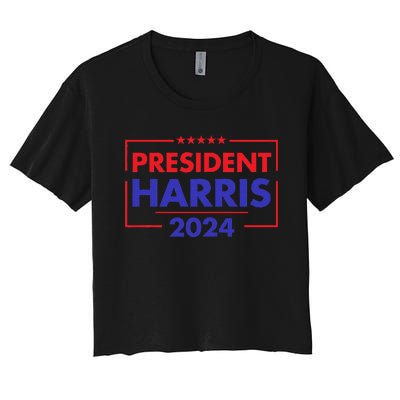 President Kamala Madam Harris Women's Crop Top Tee