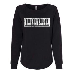 Piano Keyboard Musical Musician Pianist Gift Womens California Wash Sweatshirt