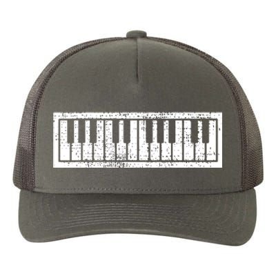 Piano Keyboard Musical Musician Pianist Gift Yupoong Adult 5-Panel Trucker Hat