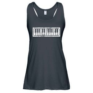 Piano Keyboard Musical Musician Pianist Gift Ladies Essential Flowy Tank