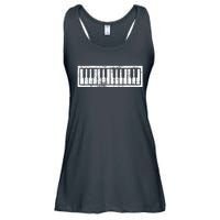 Piano Keyboard Musical Musician Pianist Gift Ladies Essential Flowy Tank