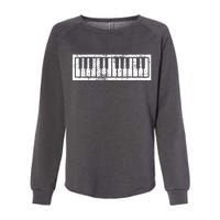 Piano Keyboard Musical Musician Pianist Gift Womens California Wash Sweatshirt