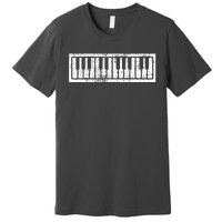 Piano Keyboard Musical Musician Pianist Gift Premium T-Shirt