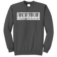 Piano Keyboard Musical Musician Pianist Gift Tall Sweatshirt