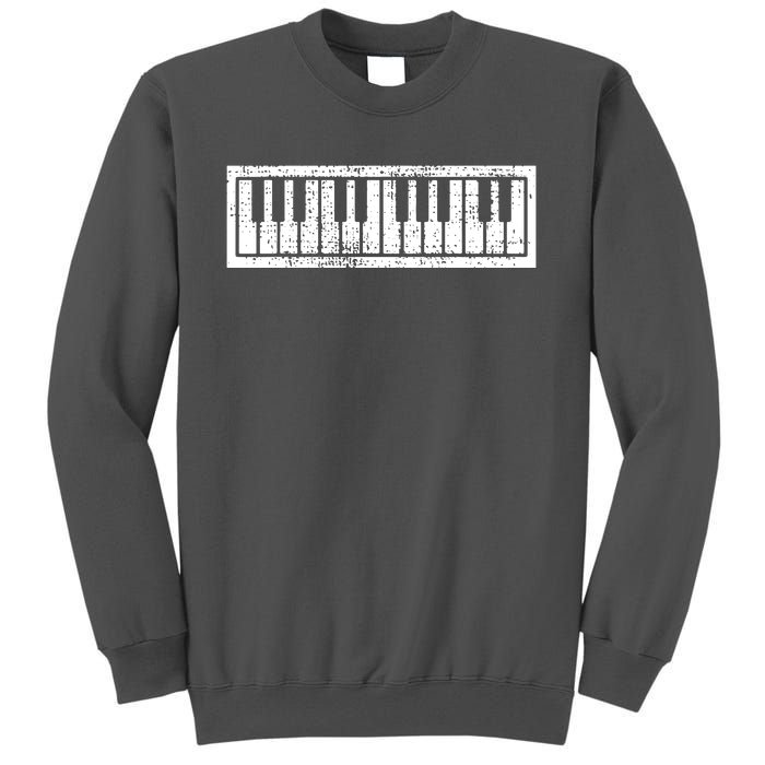 Piano Keyboard Musical Musician Pianist Gift Tall Sweatshirt