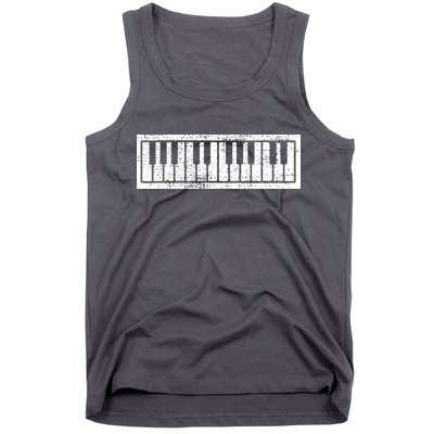 Piano Keyboard Musical Musician Pianist Gift Tank Top