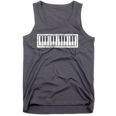 Piano Keyboard Musical Musician Pianist Gift Tank Top