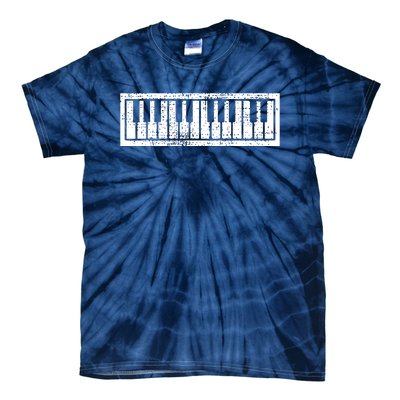 Piano Keyboard Musical Musician Pianist Gift Tie-Dye T-Shirt