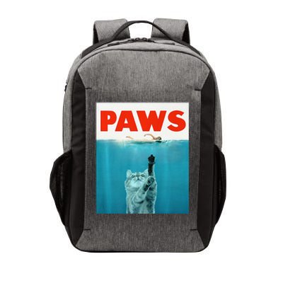 Paws Kitten Meow Parody Funny Cat Lover Gifts Vector Backpack