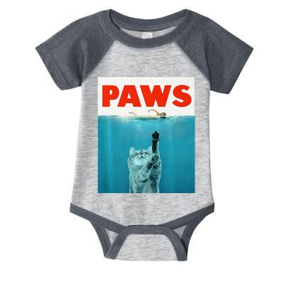 Paws Kitten Meow Parody Funny Cat Lover Gifts Infant Baby Jersey Bodysuit