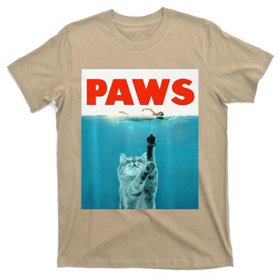 Paws Kitten Meow Parody Funny Cat Lover Gifts T-Shirt