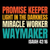 Promise Keeper Miracle Worker Waymaker Christian Faith Daily Commute Backpack