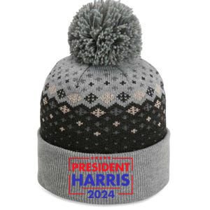 President Kamala Madam Harris The Baniff Cuffed Pom Beanie