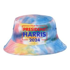 President Kamala Madam Harris Tie Dye Newport Bucket Hat