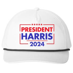 President Kamala Madam Harris Snapback Five-Panel Rope Hat