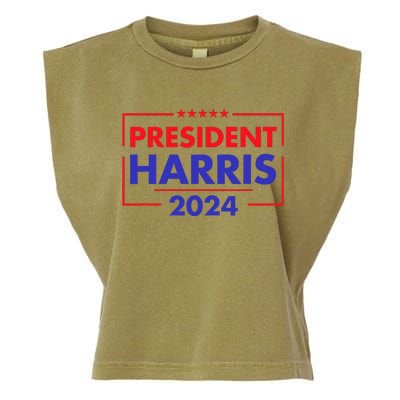 President Kamala Madam Harris Garment-Dyed Women's Muscle Tee