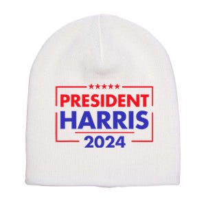 President Kamala Madam Harris Short Acrylic Beanie