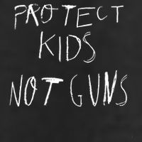 Protect Kid Not Guns Pencil 7 Panel Mesh Trucker Snapback Hat