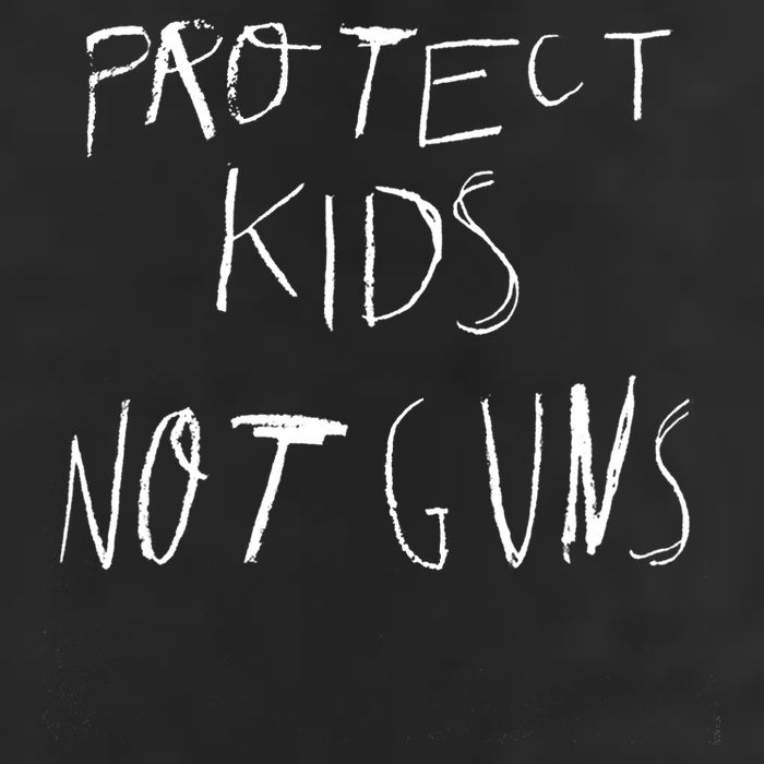 Protect Kid Not Guns Pencil 7 Panel Mesh Trucker Snapback Hat