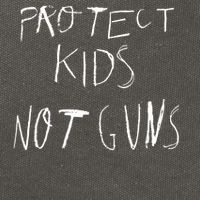 Protect Kid Not Guns Pencil Cotton Canvas Backpack