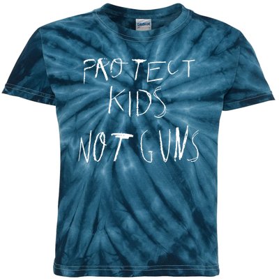 Protect Kid Not Guns Pencil Kids Tie-Dye T-Shirt