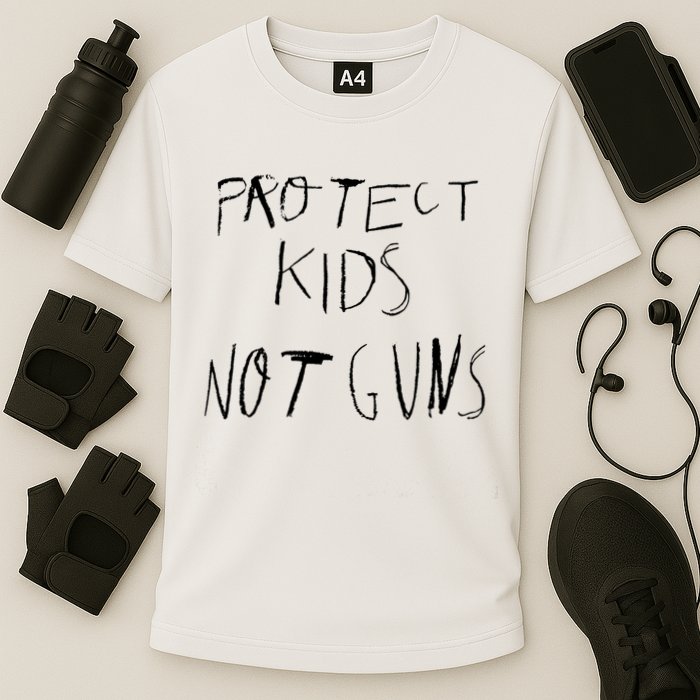 Protect Kid Not Guns Pencil Cooling Performance Crew T-Shirt