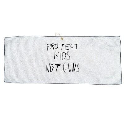 Protect Kid Not Guns Pencil Large Microfiber Waffle Golf Towel
