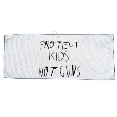 Protect Kid Not Guns Pencil Large Microfiber Waffle Golf Towel