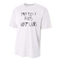 Protect Kid Not Guns Pencil Youth Performance Sprint T-Shirt