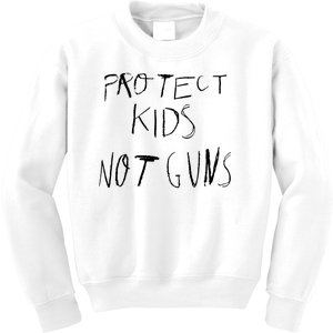 Protect Kid Not Guns Pencil Kids Sweatshirt