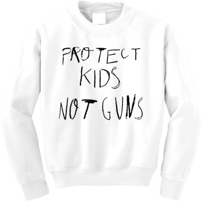 Protect Kid Not Guns Pencil Kids Sweatshirt