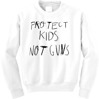 Protect Kid Not Guns Pencil Kids Sweatshirt