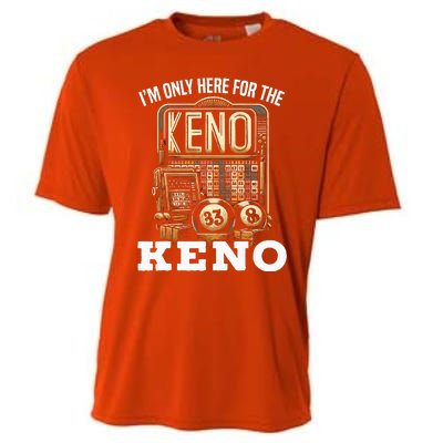 Playing Keno Numbers Casino Keno Player Cooling Performance Crew T-Shirt