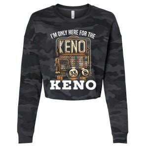 Playing Keno Numbers Casino Keno Player Cropped Pullover Crew