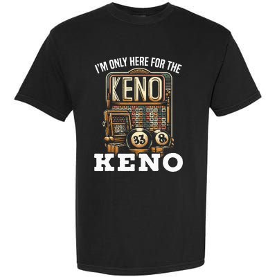 Playing Keno Numbers Casino Keno Player Garment-Dyed Heavyweight T-Shirt