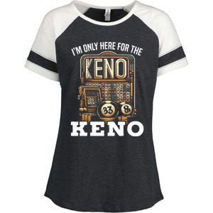 Playing Keno Numbers Casino Keno Player Enza Ladies Jersey Colorblock Tee