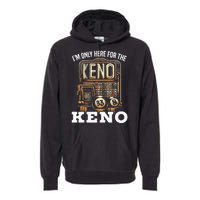 Playing Keno Numbers Casino Keno Player Premium Hoodie